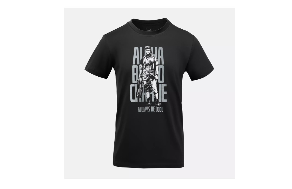 TRICOU - ABC ALFA BRAVO CHARLIE - NEGRU - 1 | YEO